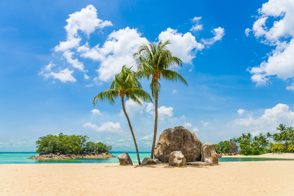 Siloso,Beach,In,Santosa,Singapore