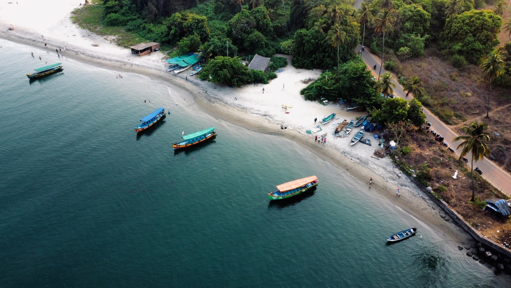 Morjim,Beach,In,North,Goa