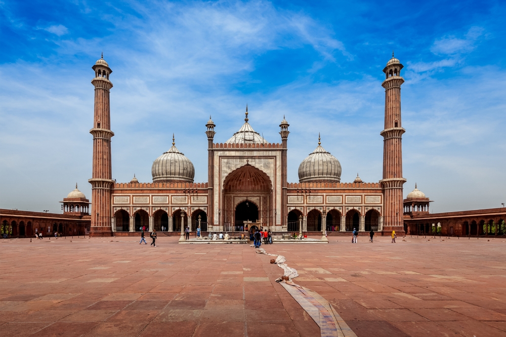 Jama,Masjid,-,Largest,Muslim,Mosque,In,India.,Delhi,,India
