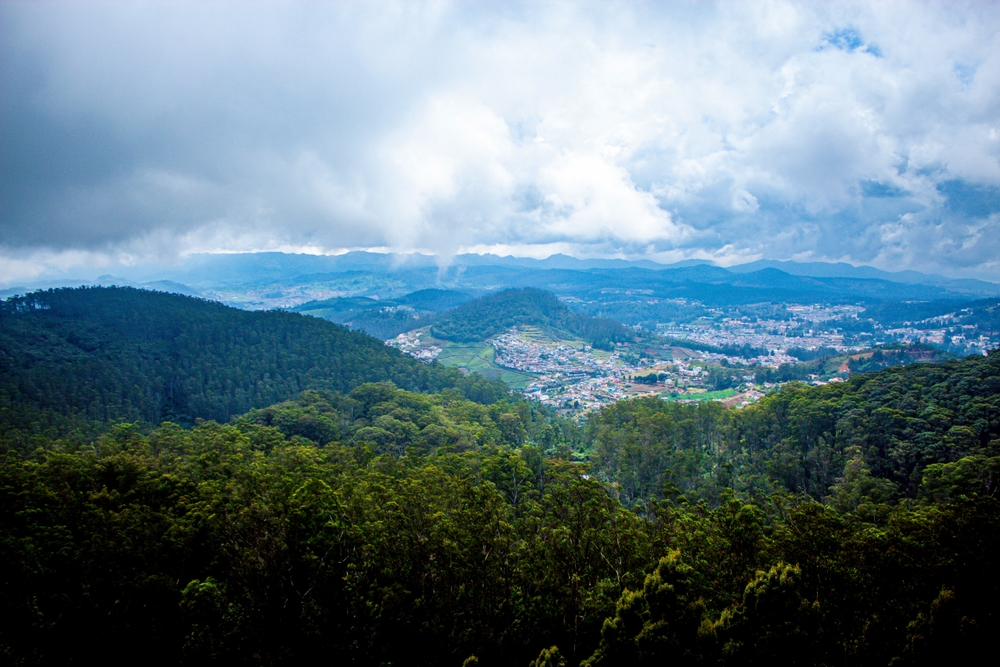 The,City,View,Of,Ooty,From,The,Second,Highest,Peak